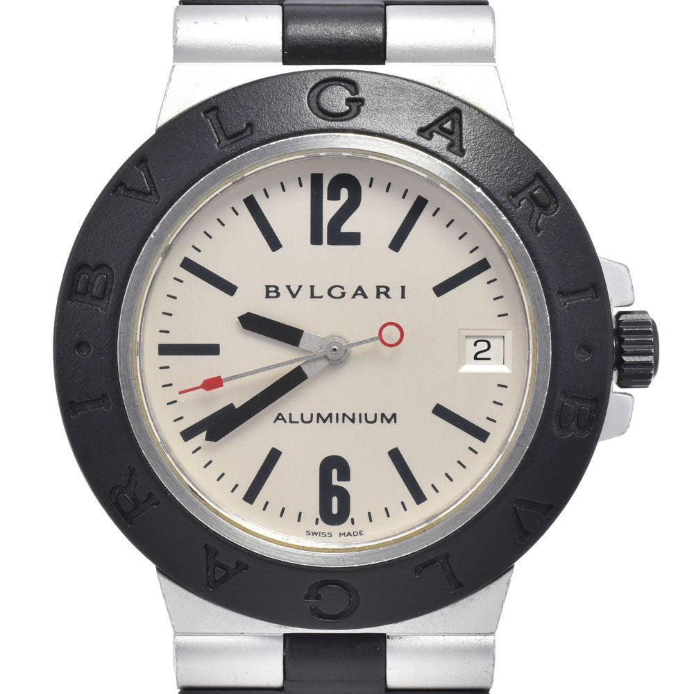 BVLGARI aluminum AL38A Date Silver Dial Automatic Men's
 Watch L#148304