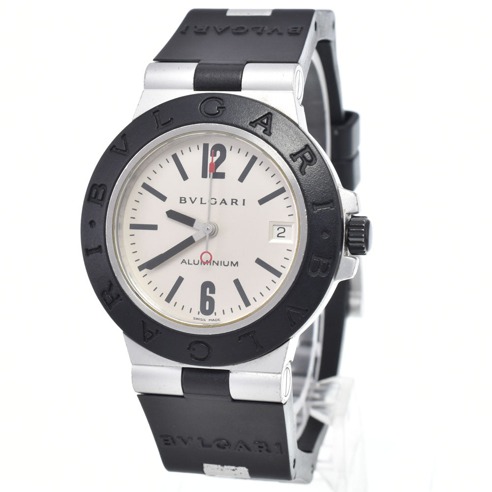 BVLGARI aluminum AL38A Date Silver Dial Automatic Men's
 Watch L#148304