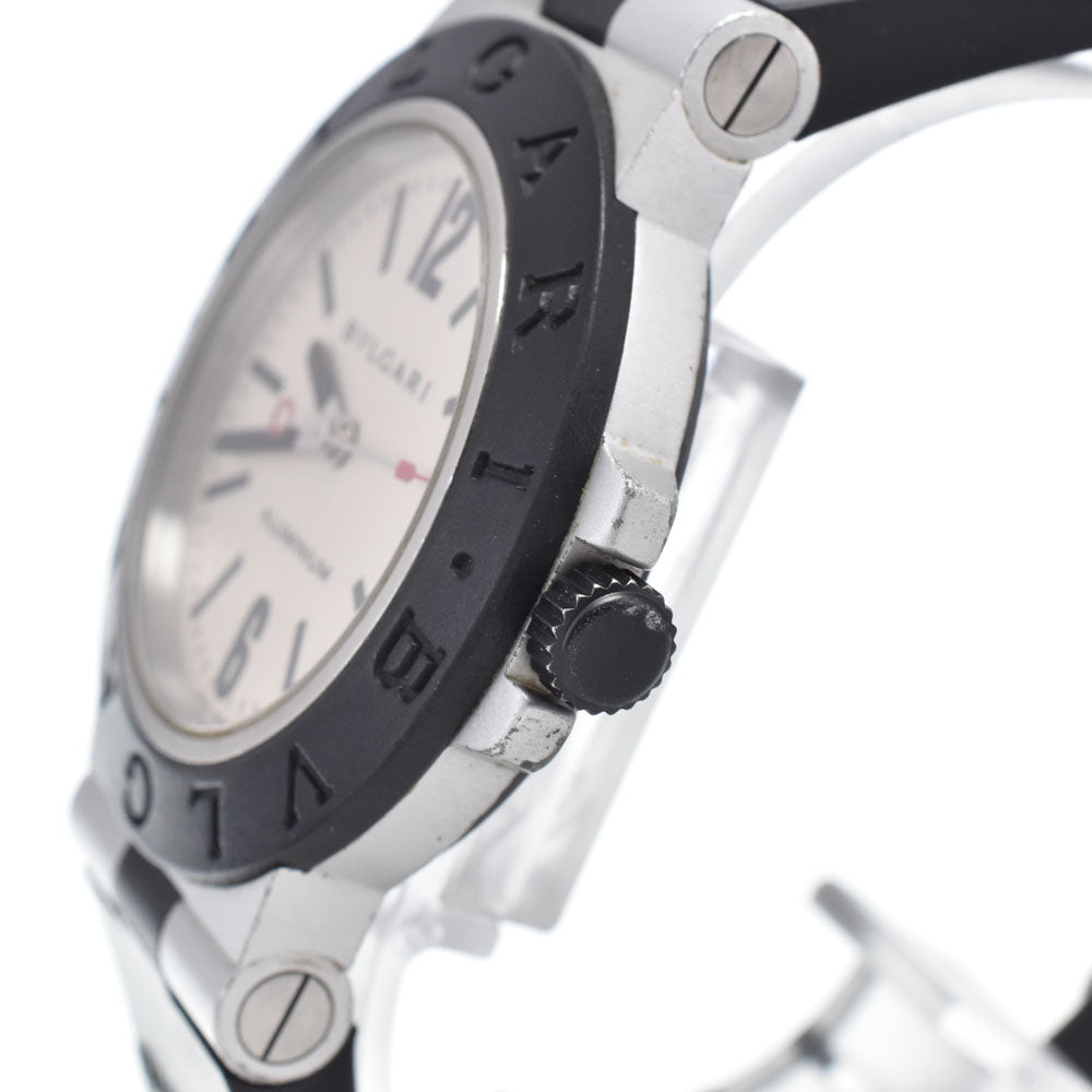 BVLGARI aluminum AL38A Date Silver Dial Automatic Men's
 Watch L#148304