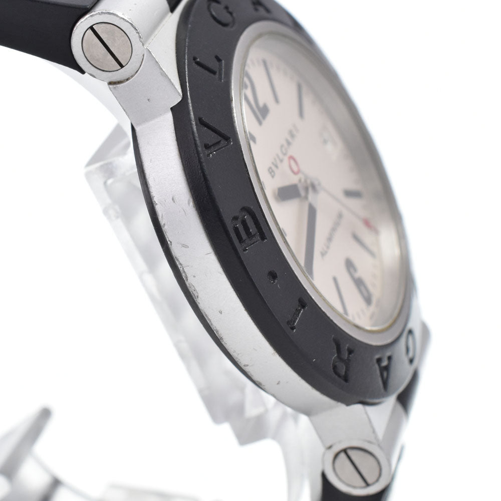 BVLGARI aluminum AL38A Date Silver Dial Automatic Men's
 Watch L#148304
