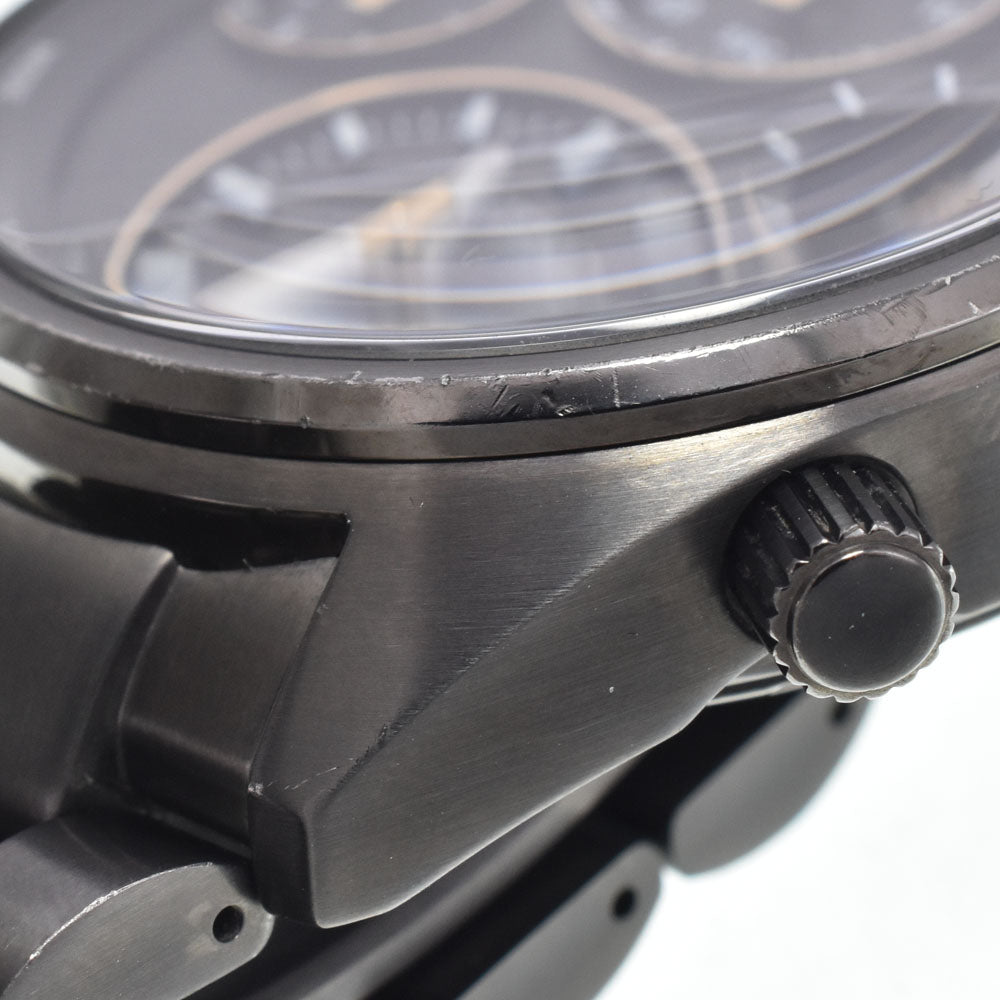 SEIKO Prospex Speed Timer 8A50-00B0 Date black Dial Solar Men's
 Watch L#148305