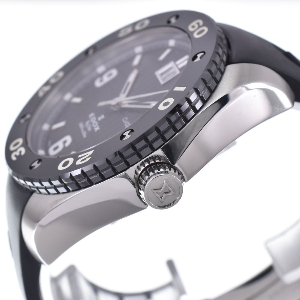 with paper EDOX Class one 10017 Big date black Dial Quartz Men's
 Watch M#148306