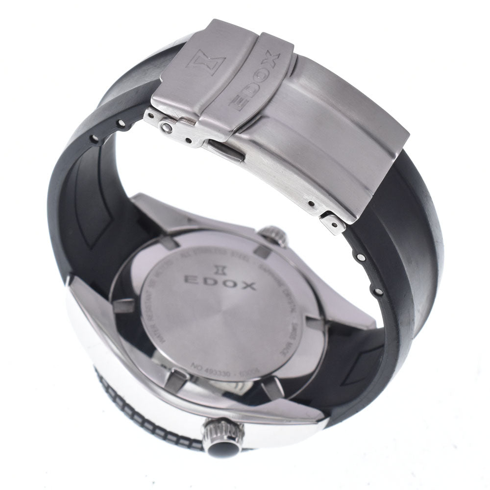 with paper EDOX Class one 10017 Big date black Dial Quartz Men's
 Watch M#148306