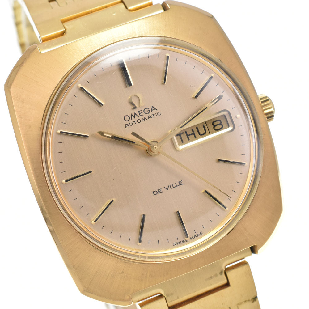 OMEGA De Ville 166.085 vintage Day-Date Cal.752 Ivory Dial Automatic Men's
 Watch M#148307