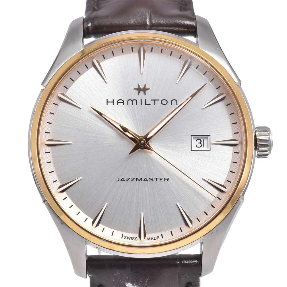 HAMILTON Jazz master H324410 Date Silver Dial Quartz Men's
 Watch P#148312