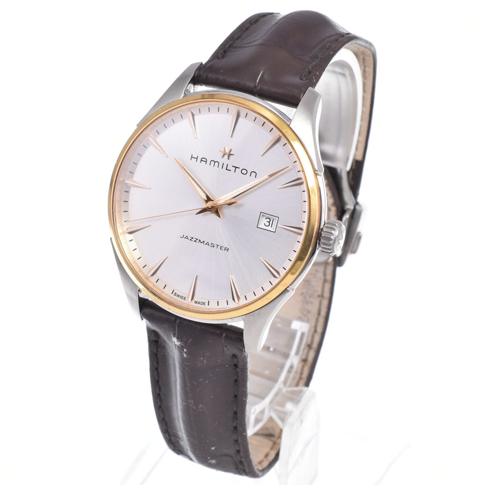 HAMILTON Jazz master H324410 Date Silver Dial Quartz Men's
 Watch P#148312