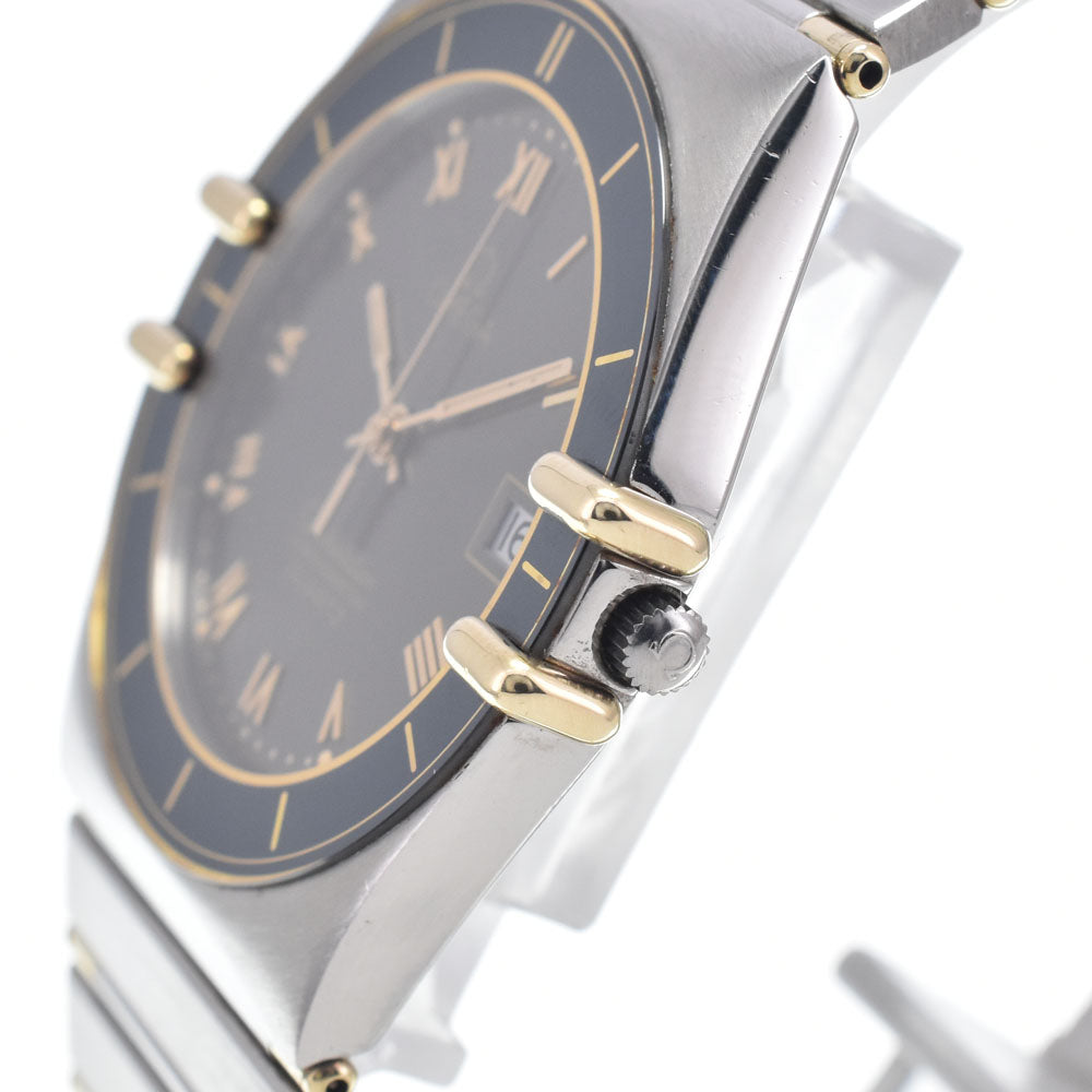 OMEGA Constellation vintage Date Stainless Steel/Gold Plated gray Dial Quartz Men's
 Watch N#148314