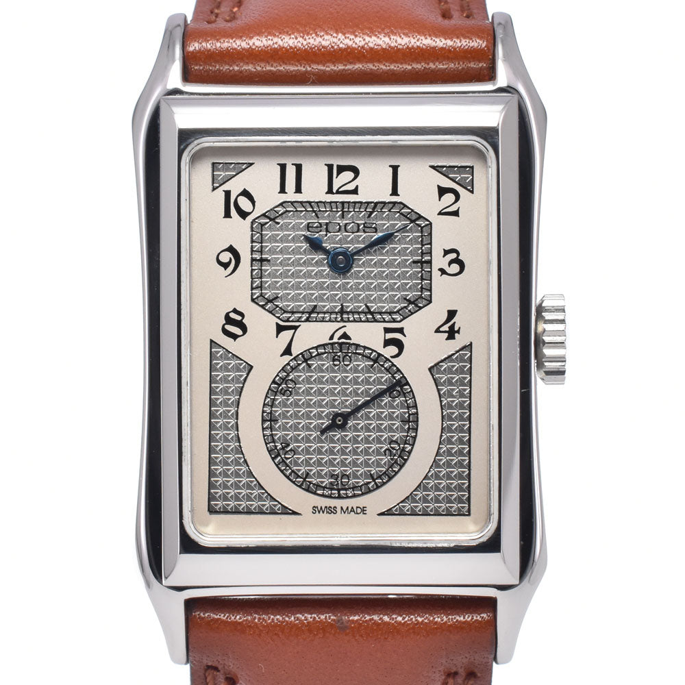 with paper EPOS Doctor's Watch 3185 Small second Silver Dial Hand Winding Men's
 Watch L#148316