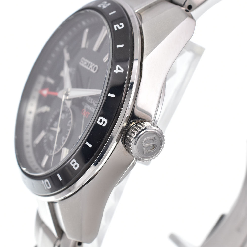 with paper SEIKO Presage SARF005/6R64-00C0 Power reserve GMT black Dial Automatic Men's
 Watch K#148317