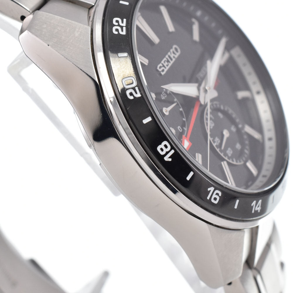 with paper SEIKO Presage SARF005/6R64-00C0 Power reserve GMT black Dial Automatic Men's
 Watch K#148317