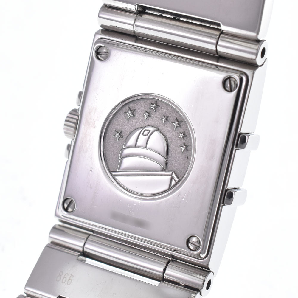 OMEGA Constellation Carre Quadra Mini 1528.76.00 diamond White shell Dial Quartz Ladies
 Watch M#148323