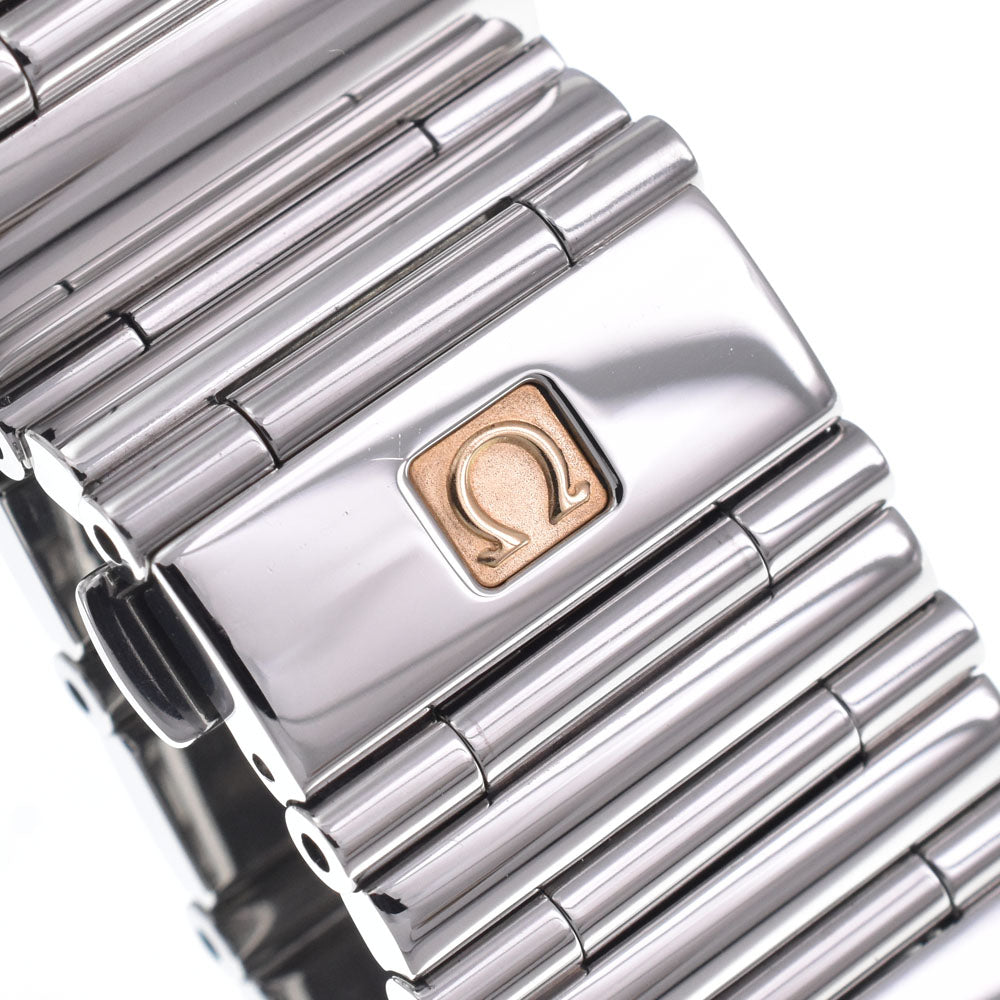 OMEGA Constellation Carre Quadra Mini 1528.76.00 diamond White shell Dial Quartz Ladies
 Watch M#148323
