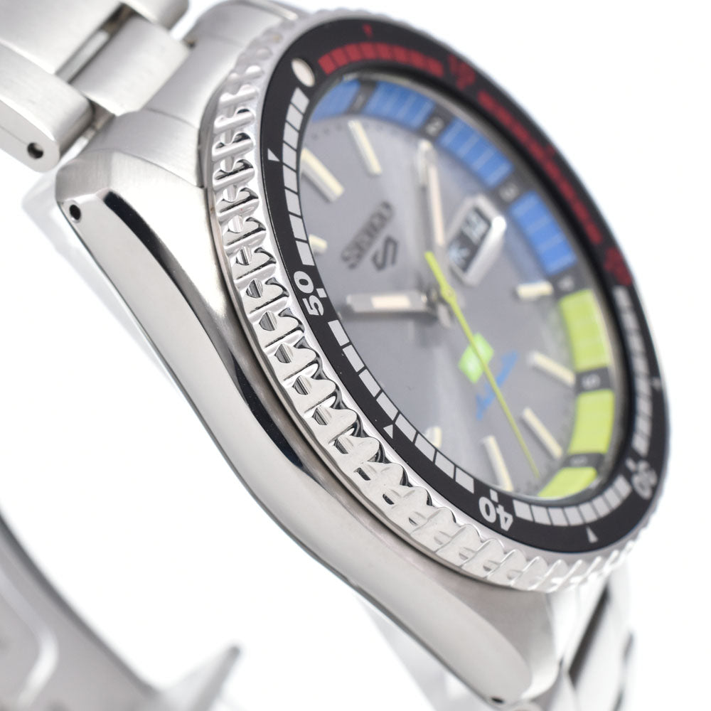 with paper SEIKO 5 sports SBSA279/4R36-16J0 HUF Collaboration Limited Edition gray Dial Automatic Men's
 Watch K#148326