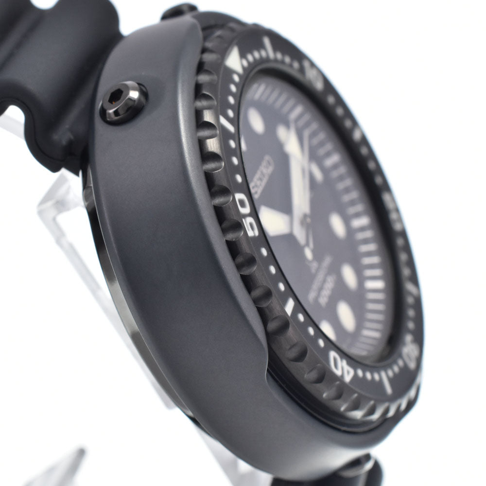 SEIKO Prospex Marine Master SBBN047（7C46-0AP0） Super Black Diamond Shield black Dial Quartz Men's
 Watch K#148327