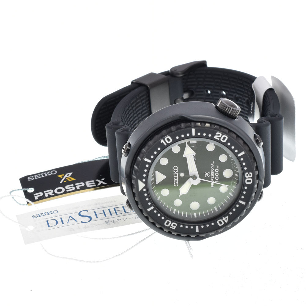 SEIKO Prospex Marine Master SBBN047（7C46-0AP0） Super Black Diamond Shield black Dial Quartz Men's
 Watch K#148327