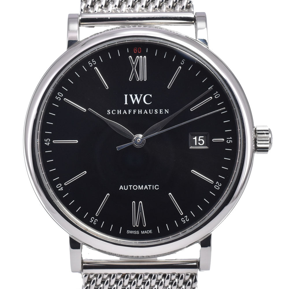IWC SCHAFFHAUSEN Portofino IW356506 black Dial Automatic Men's
 Watch M#148329