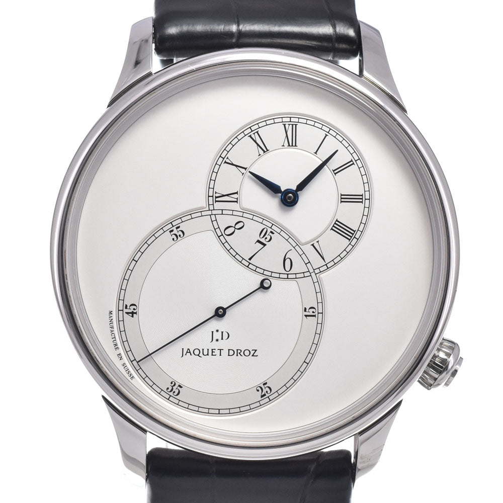 with paper JAQUET DROZ Grand Second Off-Center J006030240 Silver Dial Automatic Men's
 Watch N#148330