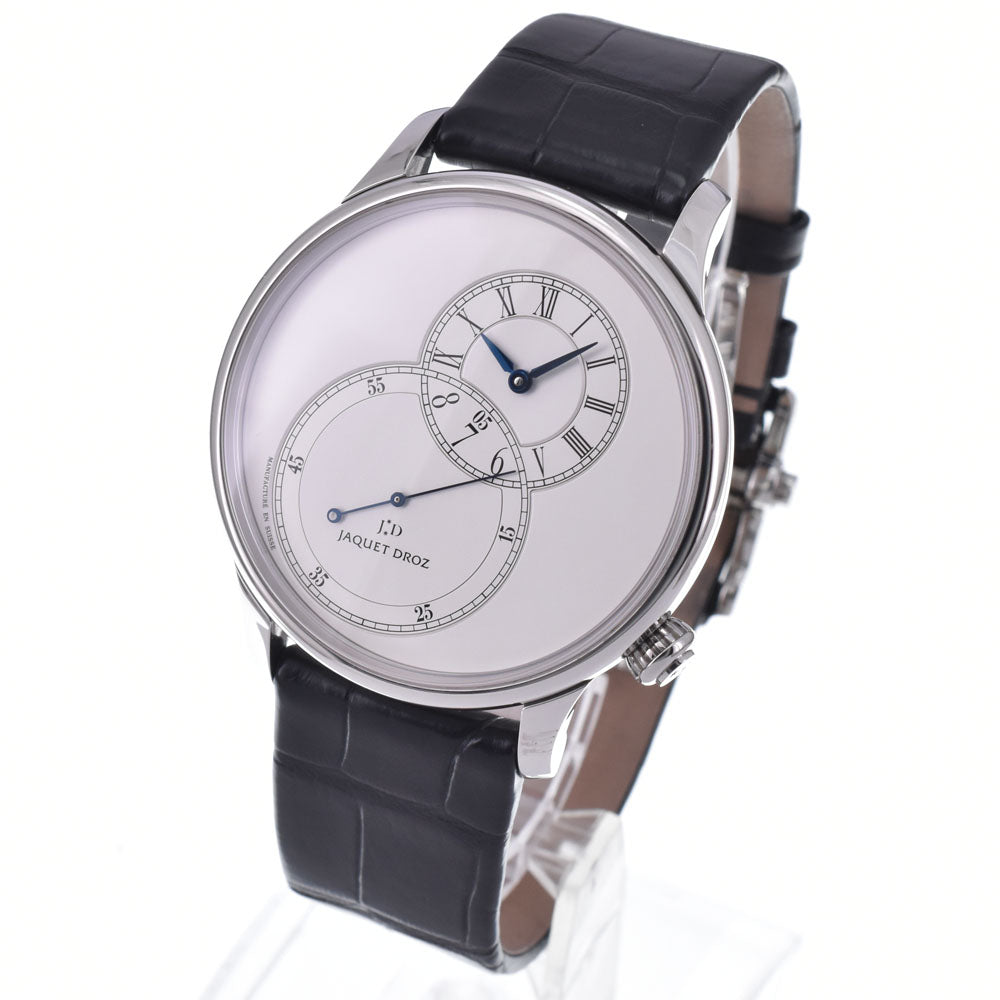 with paper JAQUET DROZ Grand Second Off-Center J006030240 Silver Dial Automatic Men's
 Watch N#148330