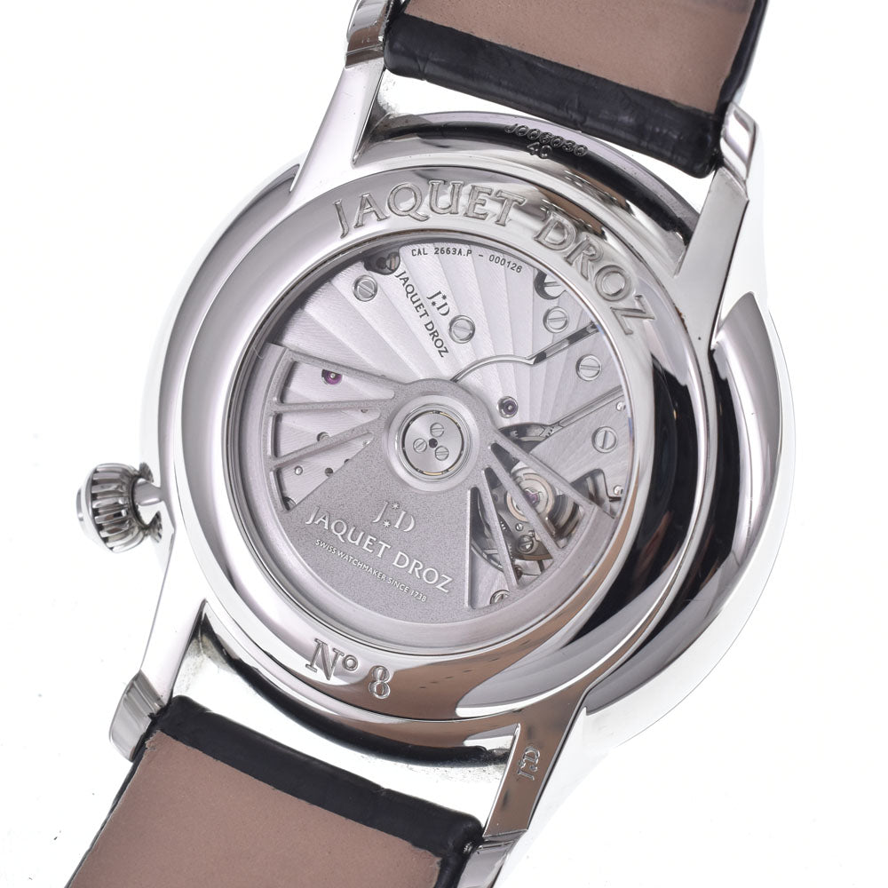 with paper JAQUET DROZ Grand Second Off-Center J006030240 Silver Dial Automatic Men's
 Watch N#148330