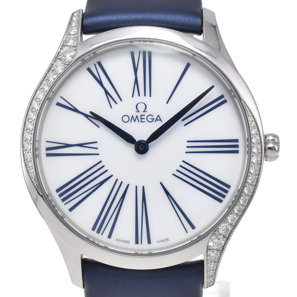 OMEGA De Ville Tresor 428.17.36.60.04.001 Diamond Bezel white Dial Quartz Ladies
 Watch L#148331