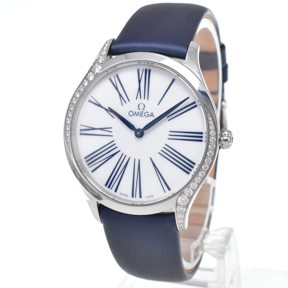 OMEGA De Ville Tresor 428.17.36.60.04.001 Diamond Bezel white Dial Quartz Ladies
 Watch L#148331