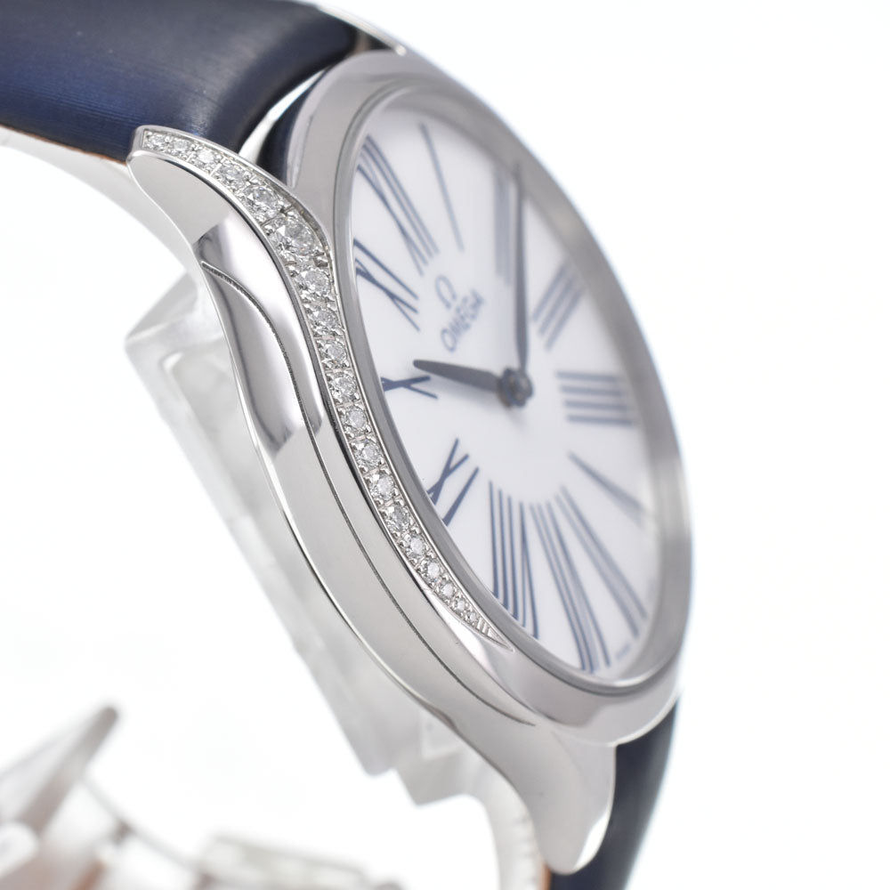 OMEGA De Ville Tresor 428.17.36.60.04.001 Diamond Bezel white Dial Quartz Ladies
 Watch L#148331