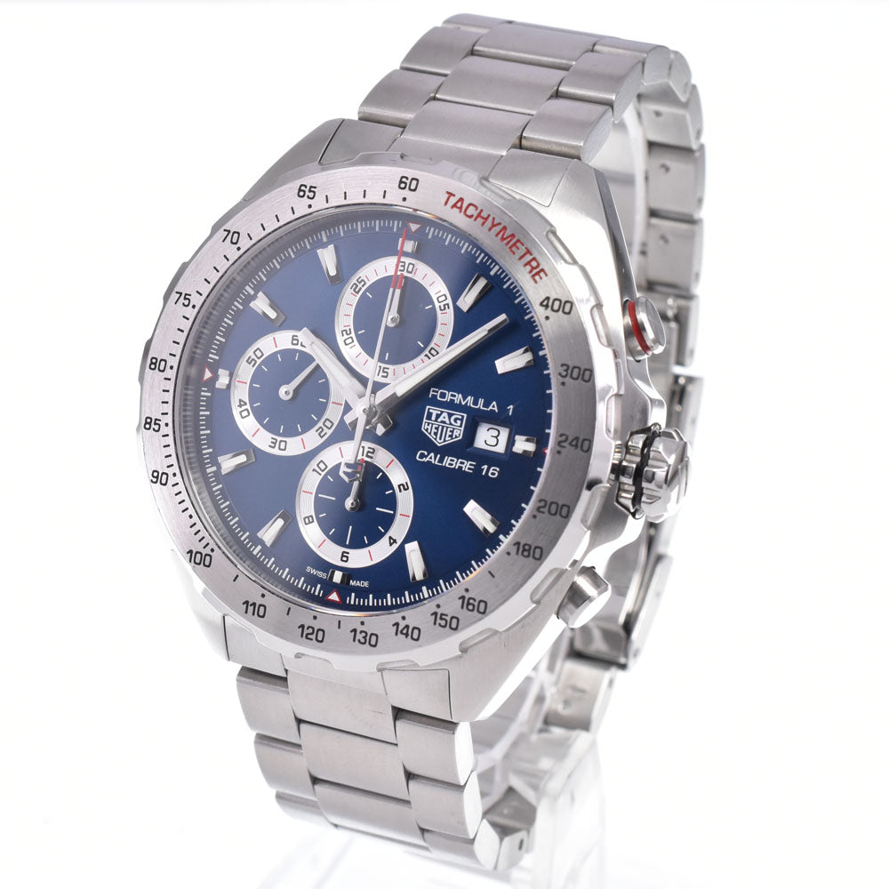 with paper TAG HEUER Formula 1 CAZ2015.BA0876 Caliber 16 Chronograph blue Dial Automatic Men's
 Watch M#148334