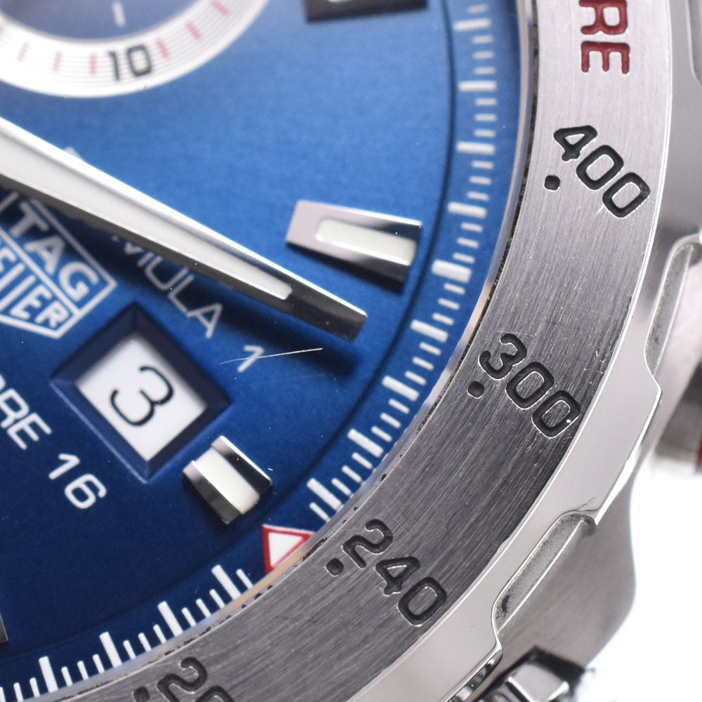 with paper TAG HEUER Formula 1 CAZ2015.BA0876 Caliber 16 Chronograph blue Dial Automatic Men's
 Watch M#148334