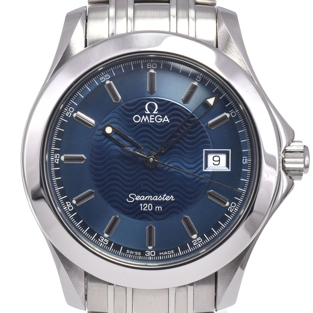 with paper OMEGA Seamaster120M 2511.81 Date blue Dial Quartz Men's
 Watch L#148339