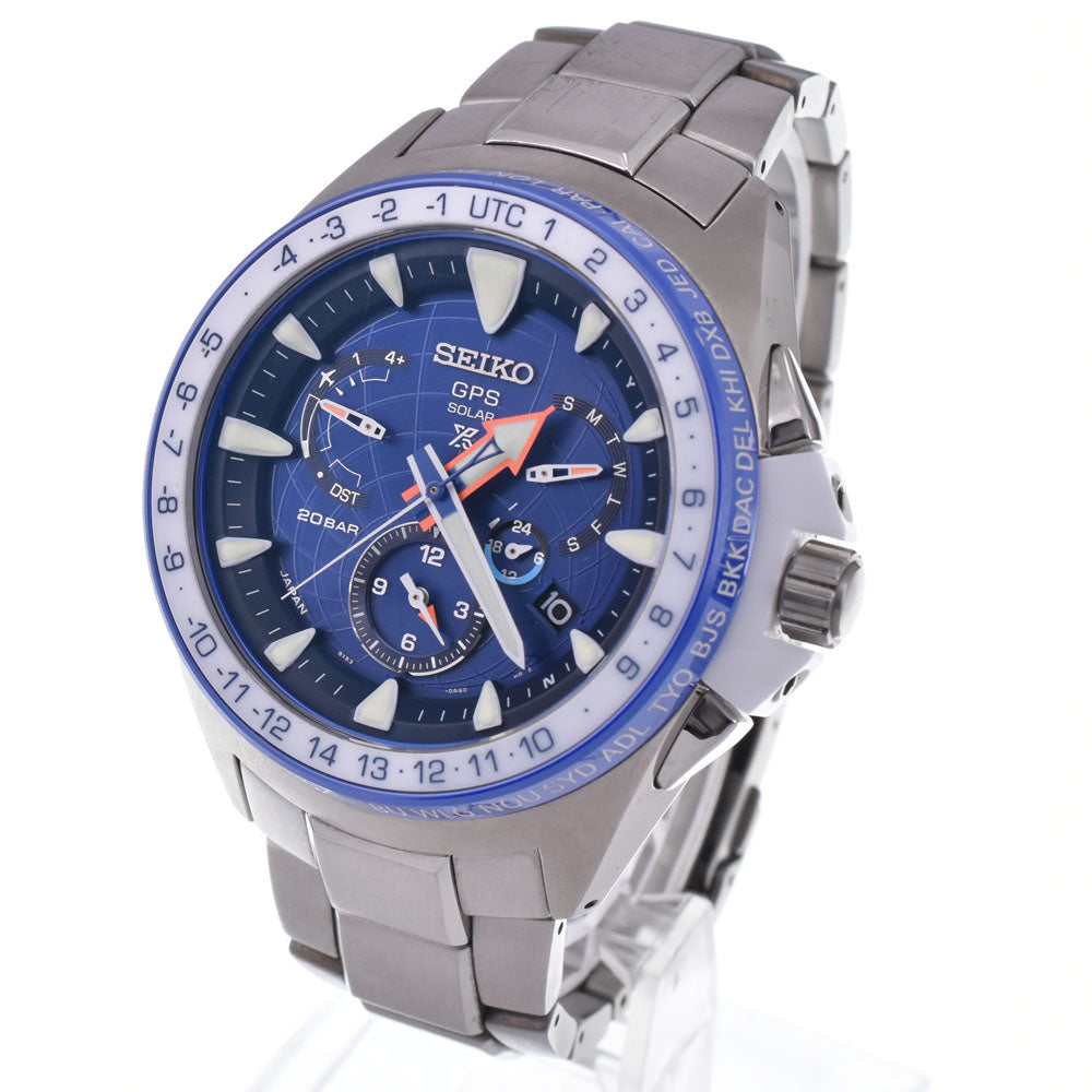 with paper SEIKO Prospex Marine Master Ocean Cruiser 8X53-0AK0-2 Limited to 1500 blue Dial GPS Solar Men's
 Watch L#148340