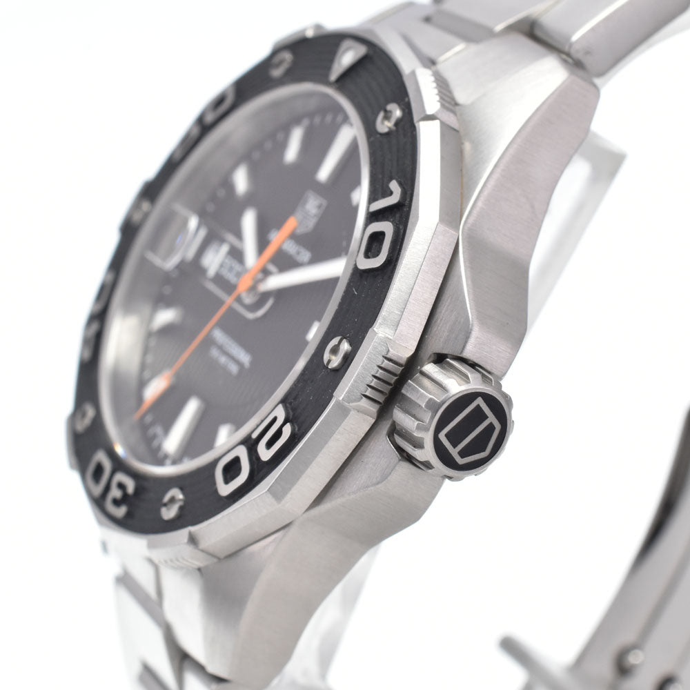 with paper TAG HEUER Aqua racer WAJ1110.BA0870 Date black Dial Quartz Men's
 Watch M#148344