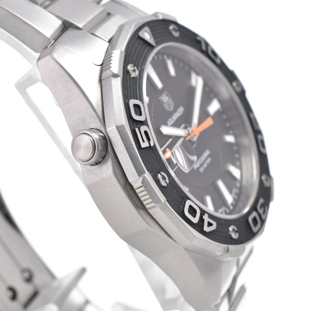 with paper TAG HEUER Aqua racer WAJ1110.BA0870 Date black Dial Quartz Men's
 Watch M#148344