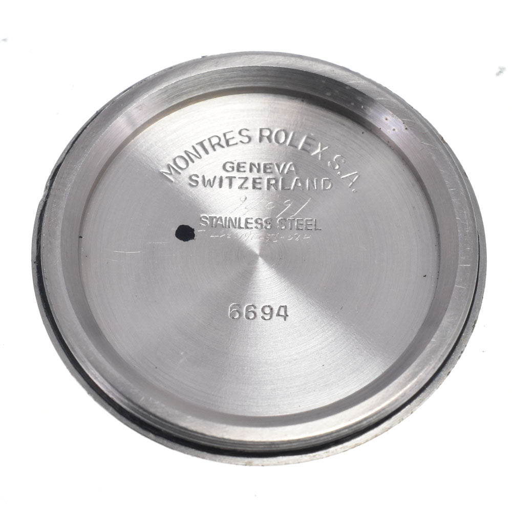 with paper ROLEX Oyster Date Precision 6694 vintage Cal.1225 Silver Dial Hand Winding Men's
 Watch N#148346