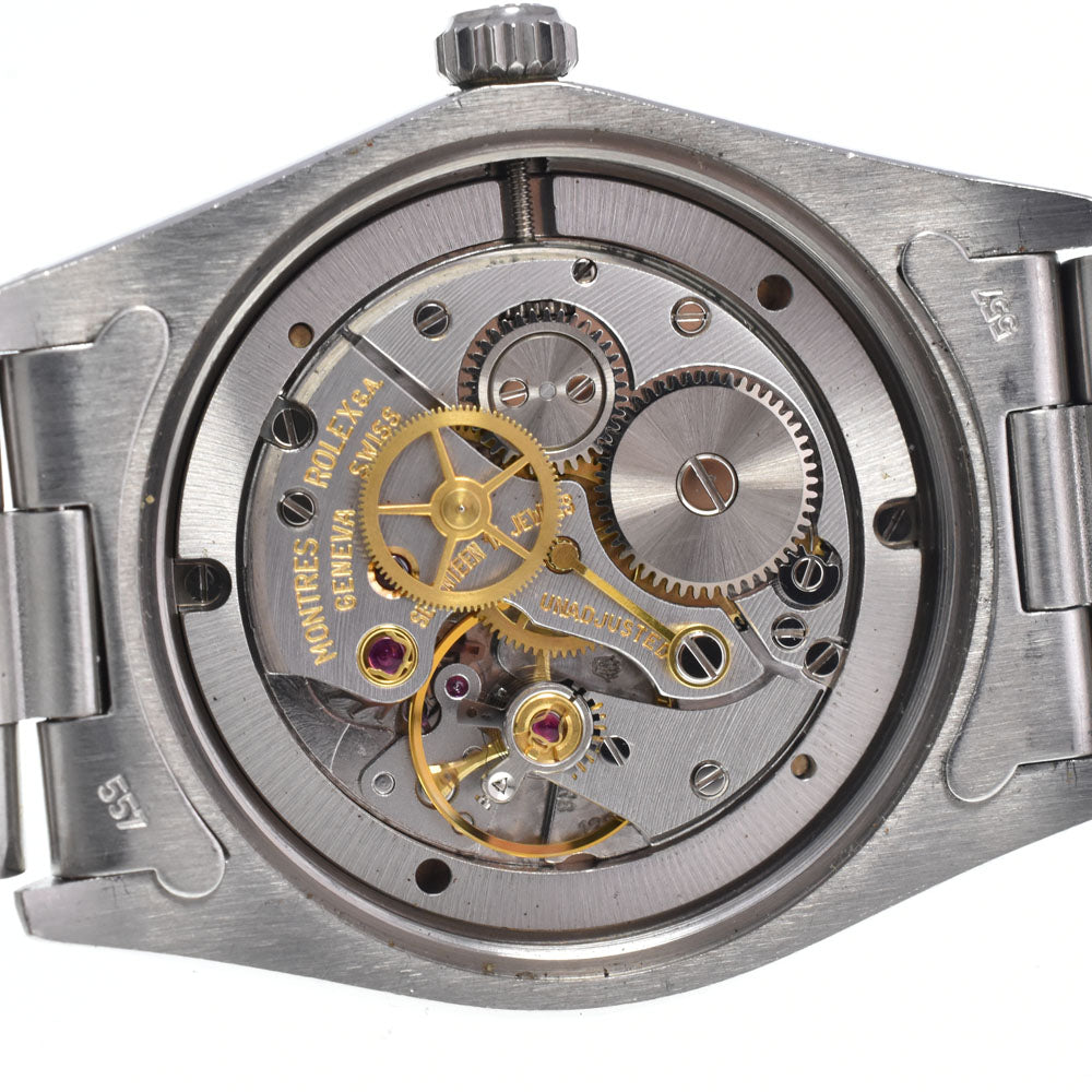 with paper ROLEX Oyster Date Precision 6694 vintage Cal.1225 Silver Dial Hand Winding Men's
 Watch N#148346