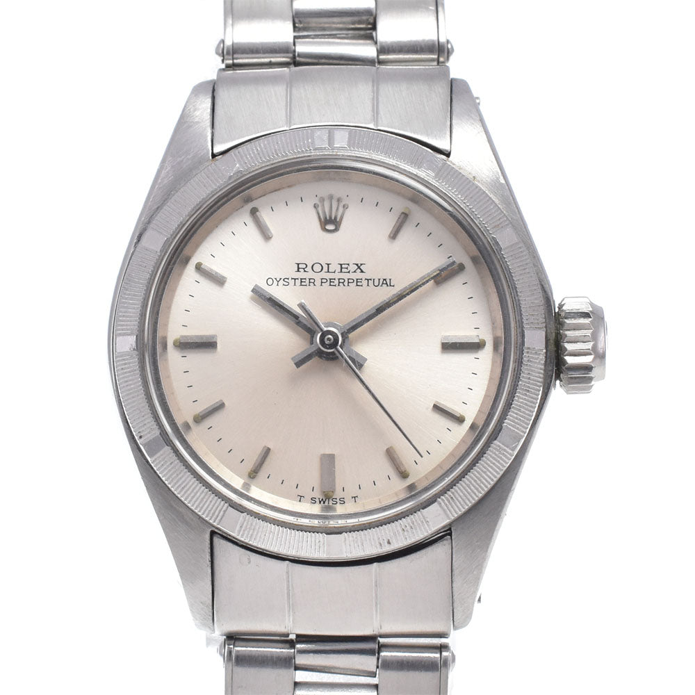 ROLEX Oyster perpetual 6623 vintage Cal.1161 Silver Dial Automatic Ladies
 Watch N#148347