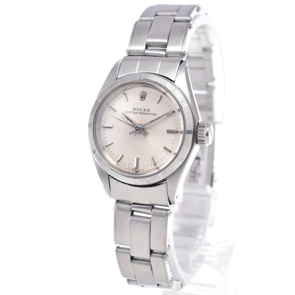 ROLEX Oyster perpetual 6623 vintage Cal.1161 Silver Dial Automatic Ladies
 Watch N#148347