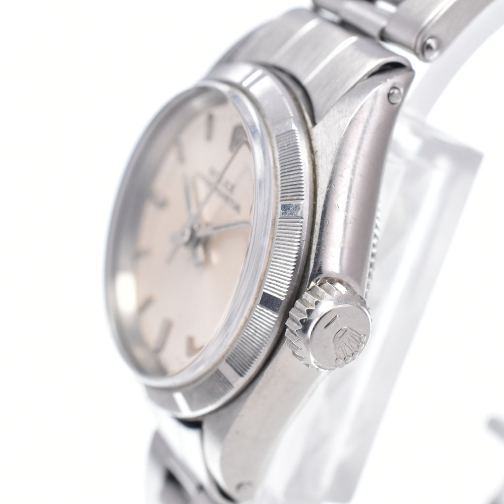 ROLEX Oyster perpetual 6623 vintage Cal.1161 Silver Dial Automatic Ladies
 Watch N#148347