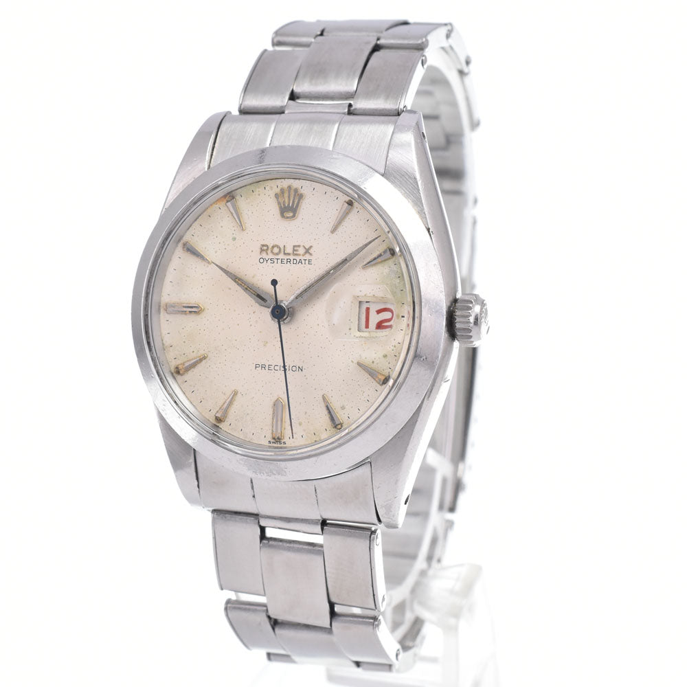 ROLEX Oyster Date 6694 vintage Cal.1210 Silver Dial Hand Winding Men's
 Watch R#148348
