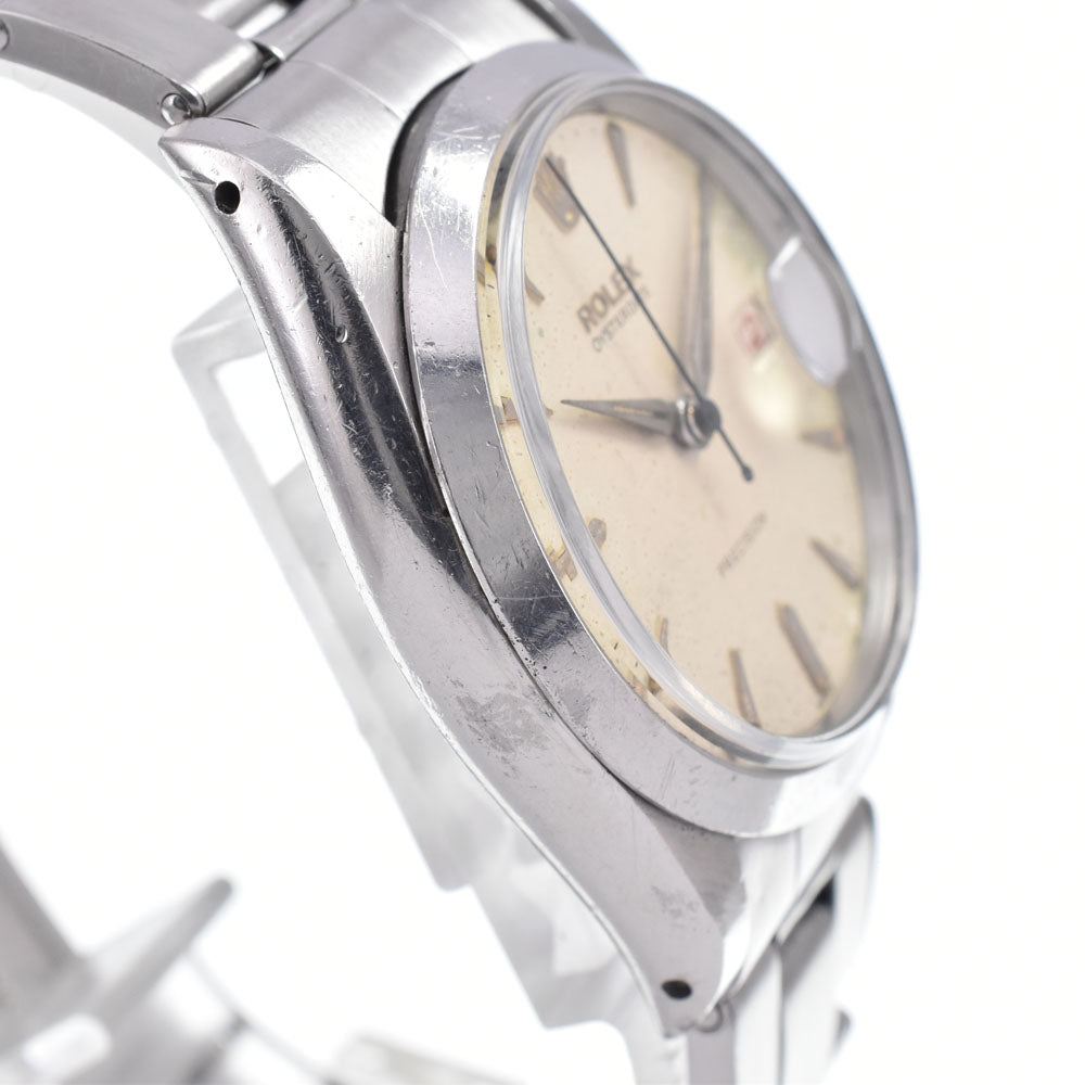 ROLEX Oyster Date 6694 vintage Cal.1210 Silver Dial Hand Winding Men's
 Watch R#148348
