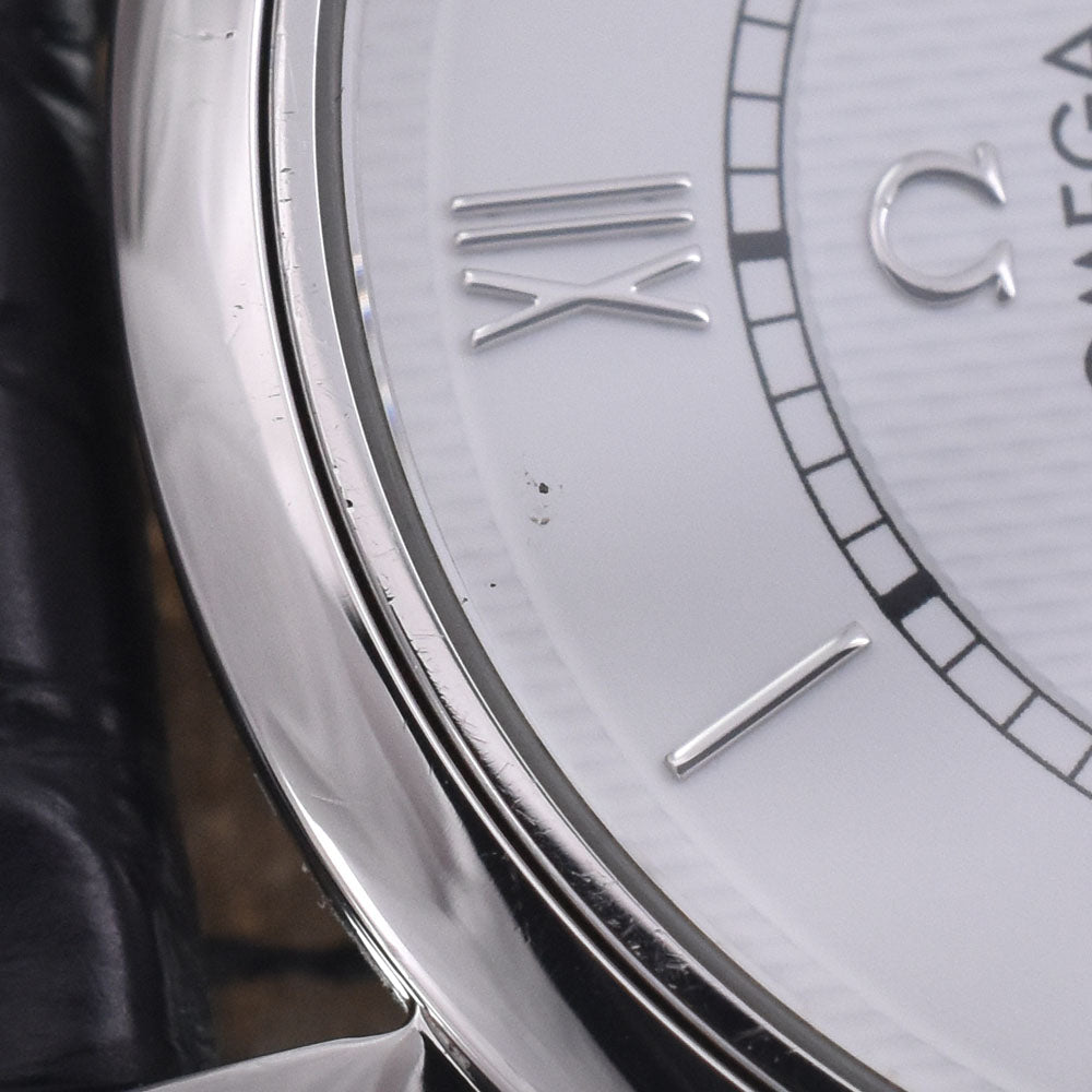 with paper OMEGA De Ville Prestige 7824.21.01 Date white Dial Quartz Men's
 Watch L#148351