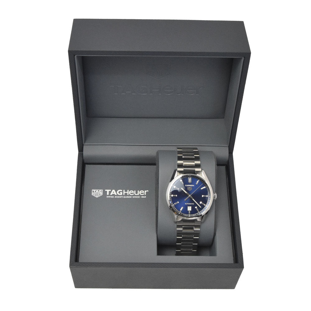 TAG HEUER Carrera WBN2112-0 Date blue Dial Automatic Men's
 Watch N#148363