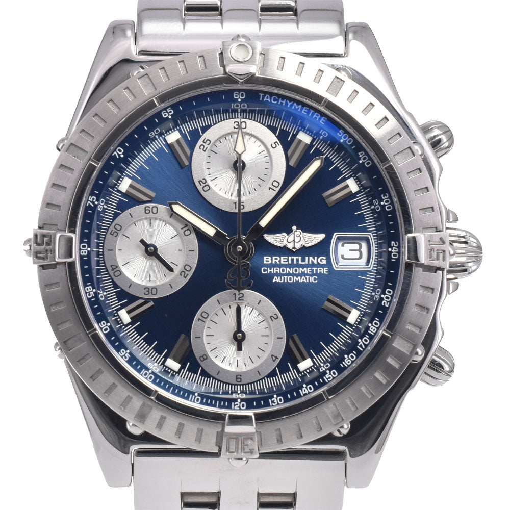 with paper BREITLING Chronomat A13352 Chronograph Date blue Dial Automatic Men's
 Watch M#148365