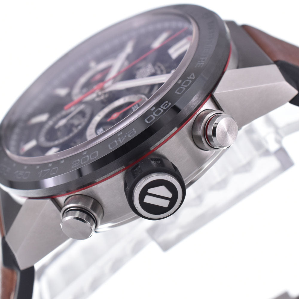 with paper TAG HEUER Carrera Caliber Heuer 02 CBG2010-0 Chronograph black Dial Automatic Men's
 Watch L#148366