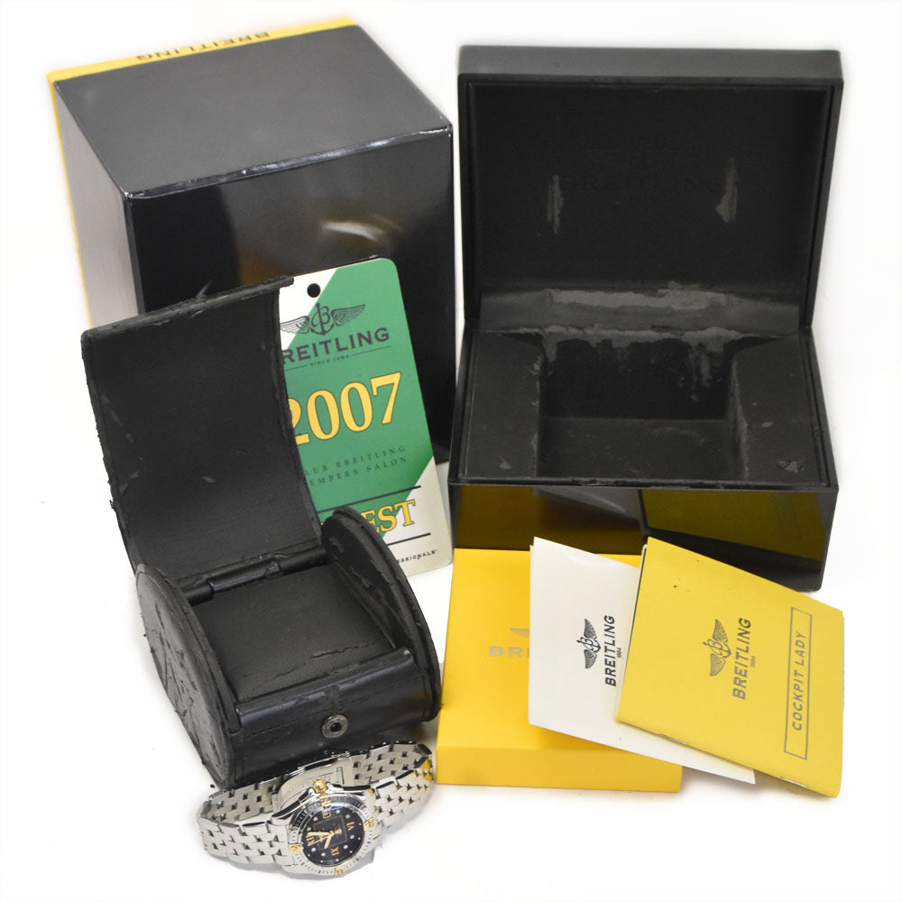 BREITLING Cockpit lady B71356 8P diamond black Dial Quartz Ladies
 Watch M#148369