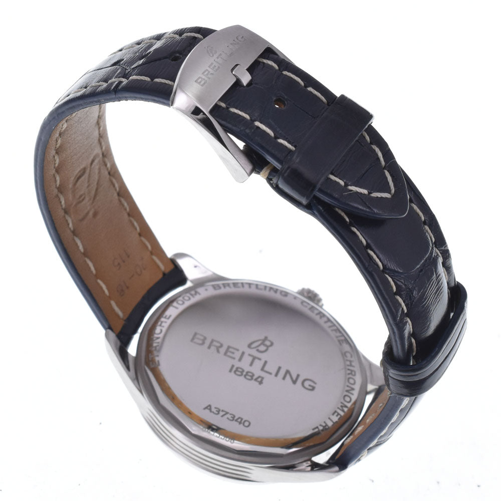 with paper BREITLING Premier A37340 blue Dial Automatic Men's
 Watch L#148370