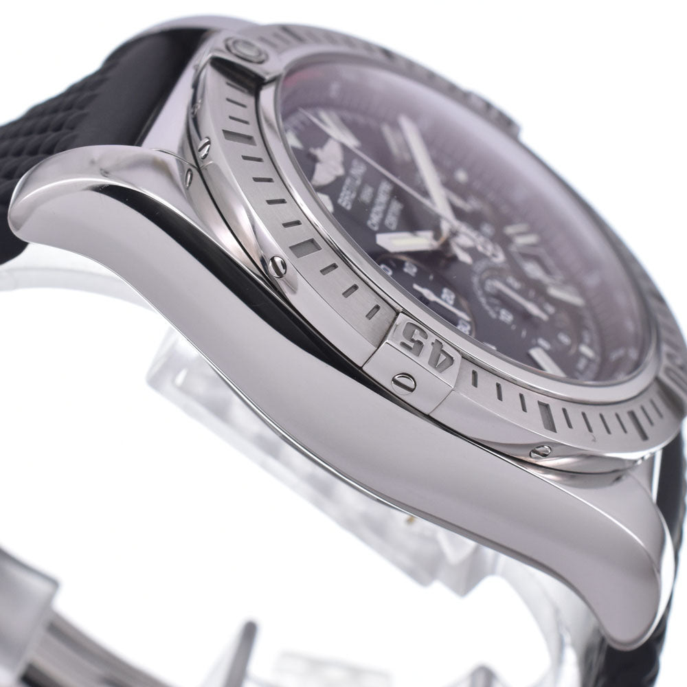 with paper BREITLING Chronomat 44 JSP AB0115 black Dial Automatic Men's
 Watch L#148371