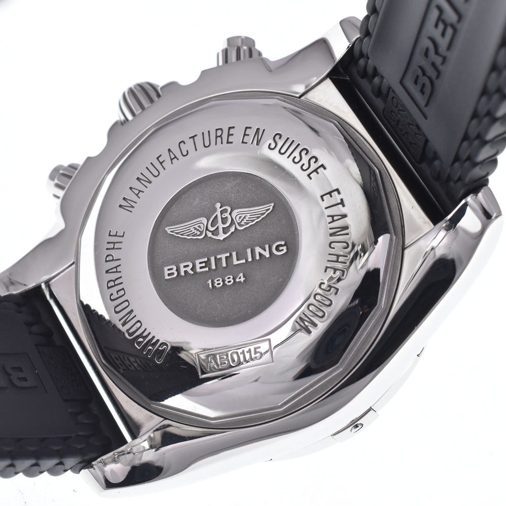 with paper BREITLING Chronomat 44 JSP AB0115 black Dial Automatic Men's
 Watch L#148371
