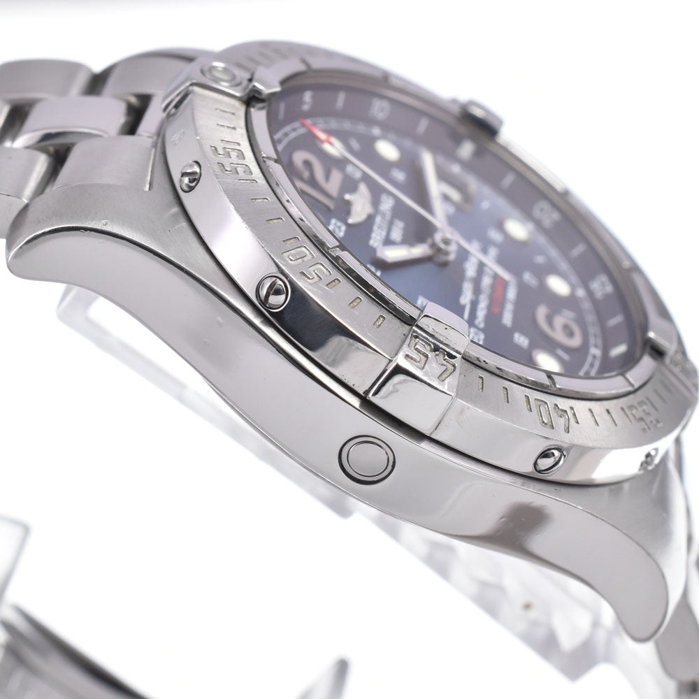 with paper BREITLING Super Ocean Steel Fish A17390 blue Dial Automatic Men's
 Watch O#148373