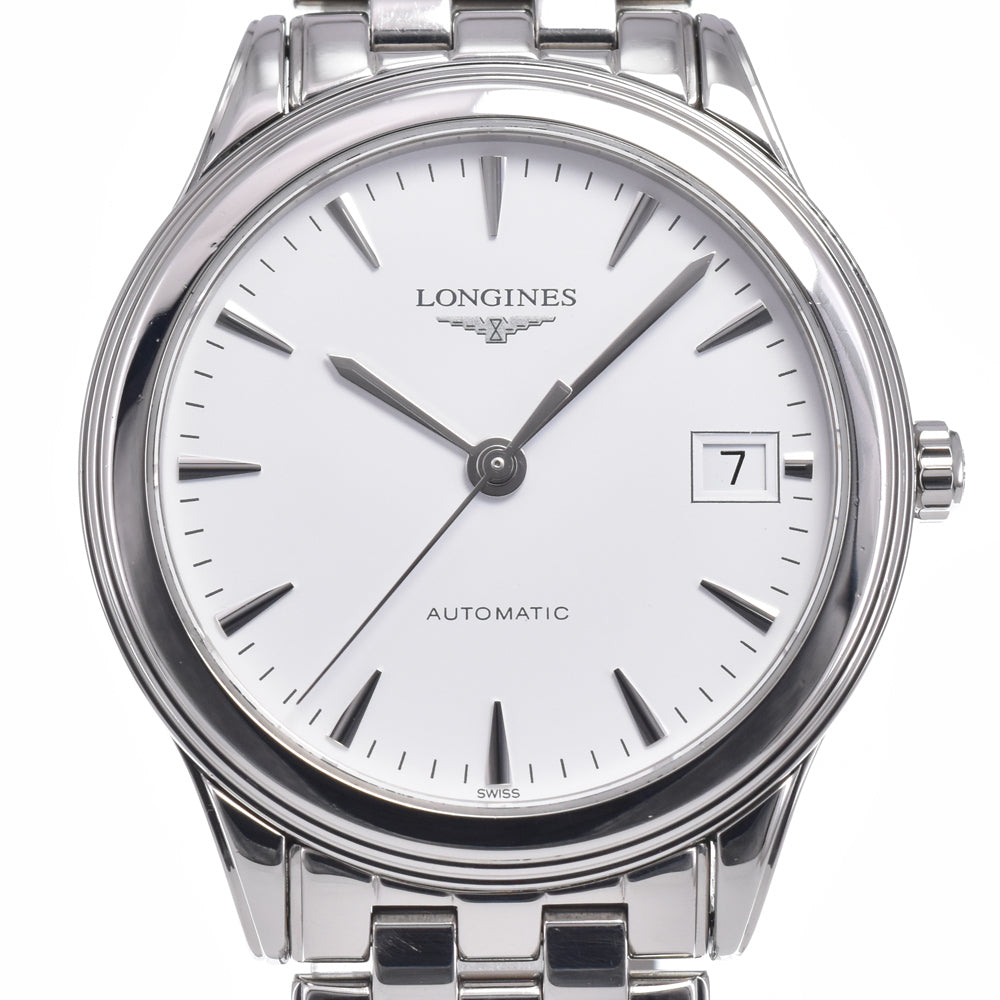 with paper LONGINES Flagship L4.774.4.12.6 Date white Dial Automatic Men's
 Watch M#148375