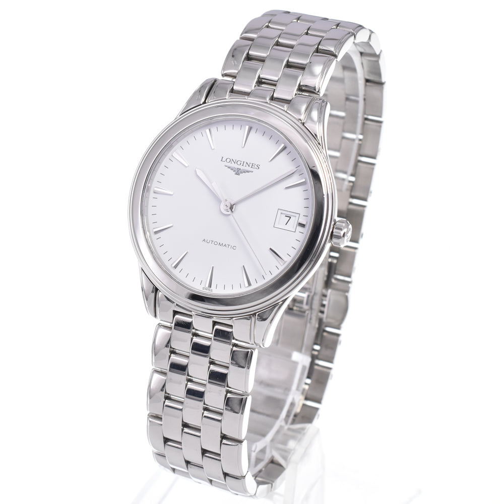 with paper LONGINES Flagship L4.774.4.12.6 Date white Dial Automatic Men's
 Watch M#148375